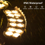 projecteurs extérieurs ip65 led spots aluminium noir éclairage paysager moderne étanches 265v fixations