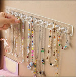 Porte-bijoux acrylique organisant des colliers sans emmêlement