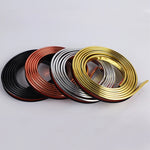 ruban decoratif adhesif noir cuivre argent gold moderne 12mm 16mm 18mm 9mm