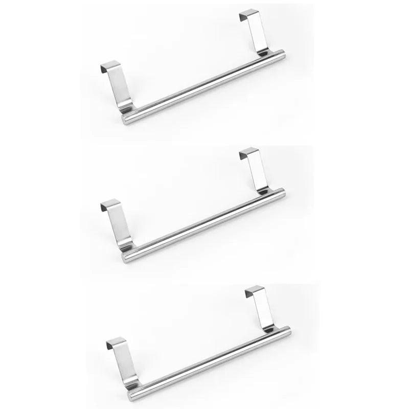 porte serviettes mural acier inoxydable argenté bleu marine gris clair moderne minimaliste clips métal