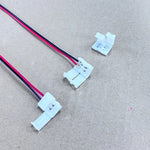 connecteur câble ruban led 8mm 10mm broches blanc rouge noir adhésif