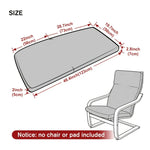 housse chaise bascule polyestère motif géométrique gris moderne extensible machine lavableextérieur salon