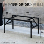 support table pliable métal noir robuste structure moderne pieds fer