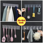 crochet mural autoadhésif transparent serviettes brosse gant moderne salle bain cuisine multifonctionnels pack