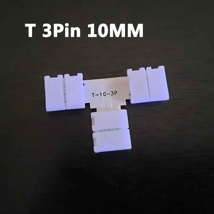 connecteurs led ruban 2pin 3pin 4pin 8mm 10mm adhésifs modernes blancs certifiés rohs cee
