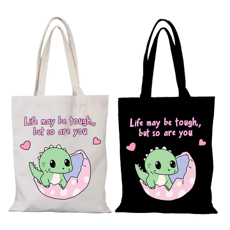 sac tissu tote bag motifs animaux décontracté poignées blanc noir rouge bleu