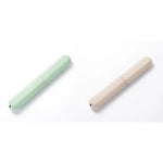 boîte rangement réutilisable moderne brosse dents rose bleu vert beige