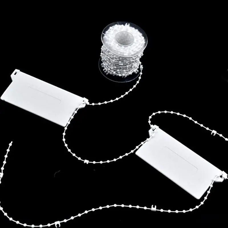 chaîne rideau blanches moderne 10m clips plastique 20 pièces 89mm