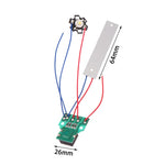 panneau led double blanc noir vert bleu rouge électronique compact bouton contrôle câbles