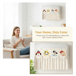 rideau protection climatiseur tissu écologique adhésif motifs animaux mignons couleurs vives plissé sans perçage