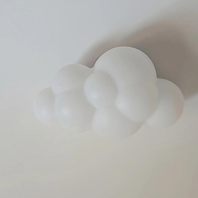 lampe nuage blanc moderne adhésive murale led chambre salon entrée étude