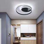 plafonnier led moderne noir blanc doré anneaux concentriques opacité télécommande flux lumineux interrupteur bouton