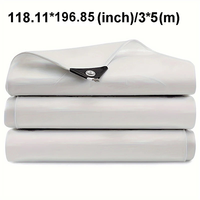 voile d'ombrage blanc imperméable anti uv résistante camping jardin patio