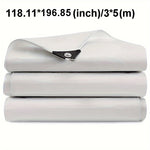 voile d'ombrage blanc imperméable anti uv résistante camping jardin patio