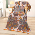 serviette bain multicolore motif floral absorbante toutes saisons moderne décontractée double face