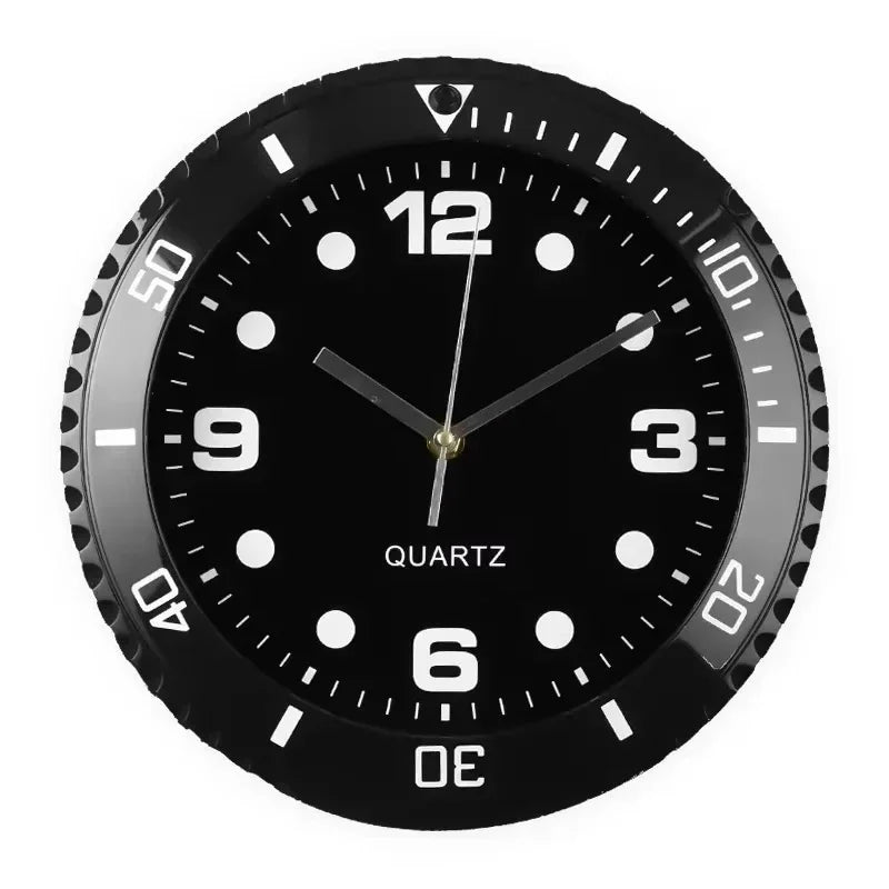 horloge murale moderne quartz aiguille vert noir bleu salon chambre