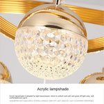 suspension lumineuse moderne or noir diamants transparents anneaux brillants contemporain led