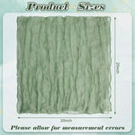 serviettes table pliées moderne vert bleu clair beige 20 pouces 20 pouces réutilisables texture