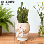 pot fleurs forme toilette cactus humour décoratif maison cadeau anniversaire noël