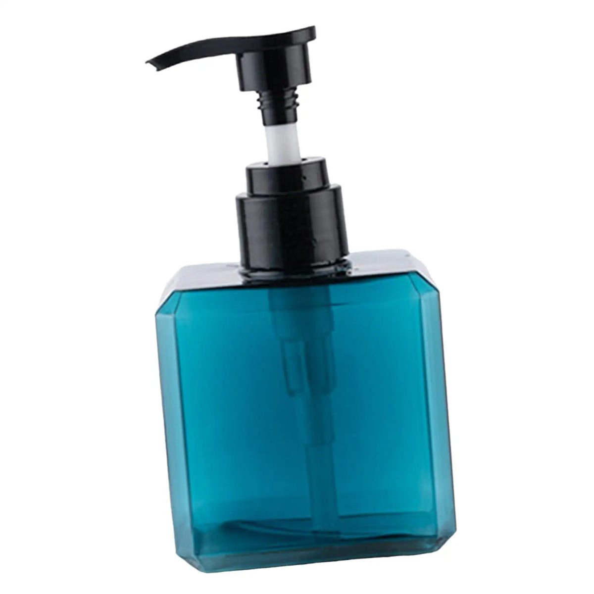flacon savon liquide pompe rechargeable bleu moderne transparent refillable 250ml 450ml 650ml