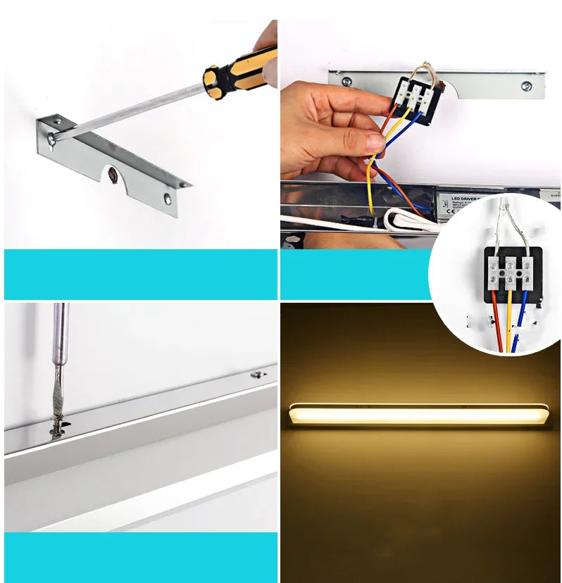 luminaire mural moderne blanc noir argent fixations murales éclairage salle bain minimaliste