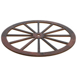 décoration murale roue chariot bois vintage rustique ornement mur art western nostalgie