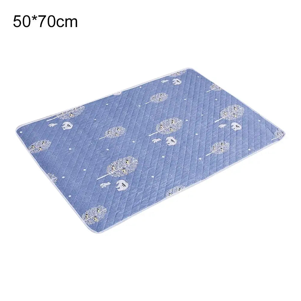 tapis fleuri bleu clair moderne doux anti décubitus coton polyester lit chambre bébé tout