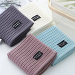 serviette bain toilette coton rayures horizontales blanc mauve gris moderne 35x75cm absorbant rapide