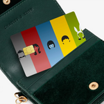 sticker adhésif carte crédit dessin animé bob's burgers the movie waterproof réutilisable bleu jaune