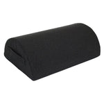 coussin pied massage velours noir lignes bleues ergonomique amovible lavable bas anti dérapant