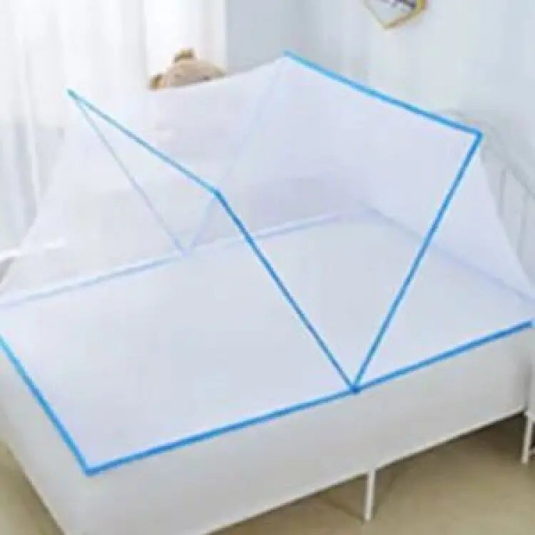 filet anti moustiques pliable transparent bleu clair maille fine moderne