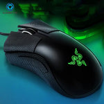 souris fil noir antidérapante caoutchouc ergonomique coussin souris points texturés