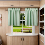 rideaux vert pastel moderne 100% polyester opaques 40x60cm 76x60cm 76x92cm 106x91cm 132x46cm