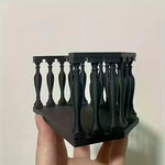 balustrade miniature noire cuivre classique décoration collection arrangement scène DIY
