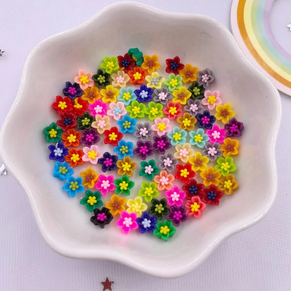 résine multicolores fleurs détaillées décoratives bricolage artisanal mariage anniversaire noël