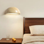 applique murale moderne pierre beige chambre coucher led jaune minimaliste fixée mur