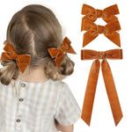rubans velours classiques clips métalliques barrettes cheveux filles élégantes ornements cheveux ACCESSOIRES HEADWEAR
