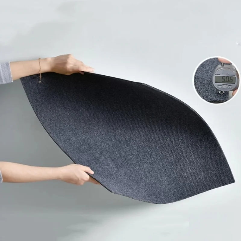tapis autocollants 30x30cm gris marron carreaux géométriques moderne insonorisants intérieur chambre salon