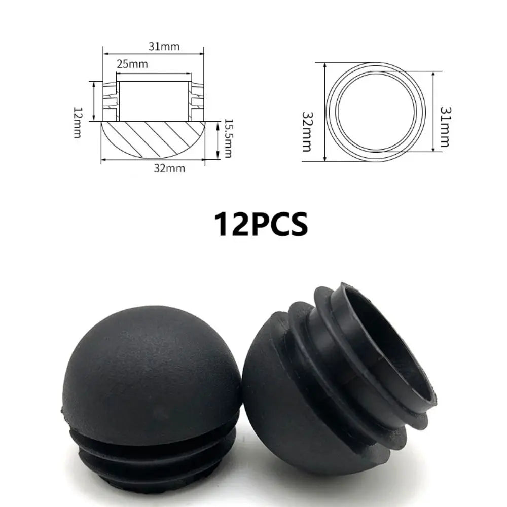 protège tiges adhésifs plastique noir sphérique moderne antiderapant feutre sol protection pièces