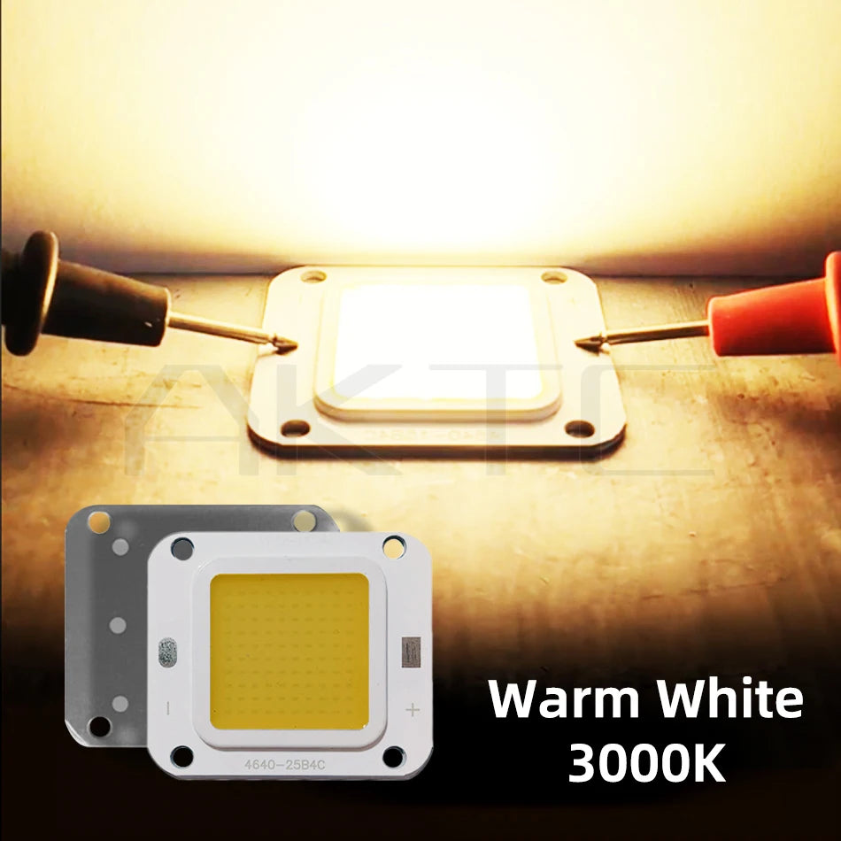 lampe led cob blanc jaune haute luminosité 12v moderne technologie vis aluminium