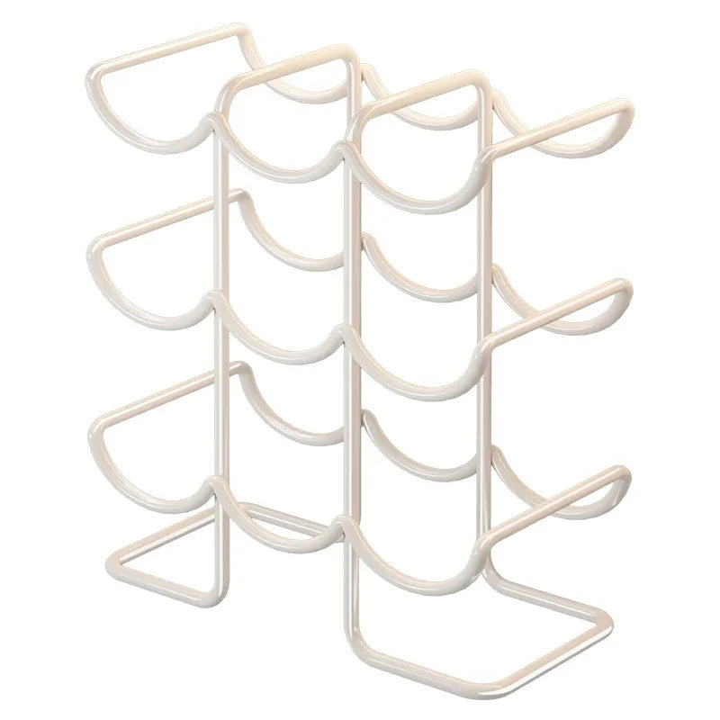 support bouteilles vin blanc moderne 42cm hauteur 30cm largeur 15cm profondeur sans motif bouteilles