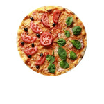 tapis rond moderne pizza motifs floraux adhésif polypropylène maison chambreextérieur salon
