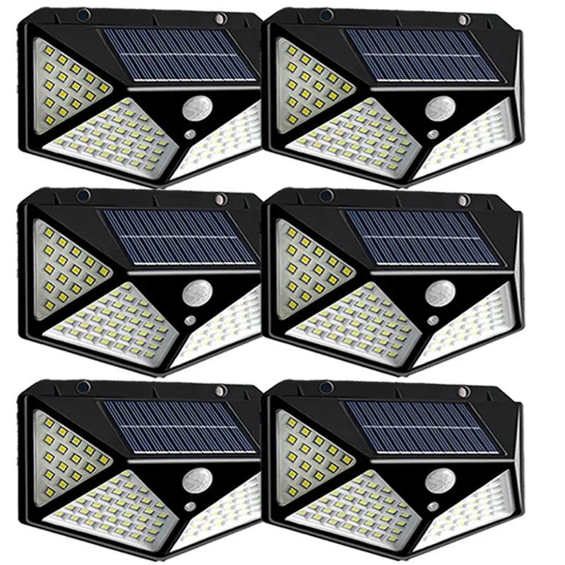 lampe solaire détecteur mouvement extérieure sécurisée led noire contemporaine mur automatique