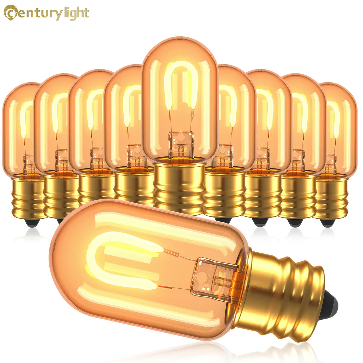ampoules led vintage or ambre transparentes filaments dorés e12 e14 2200k 2700k 6500k