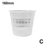 Pot plante transparent moderne grille internes contrôlant racines drainage 11 14 16 19cm