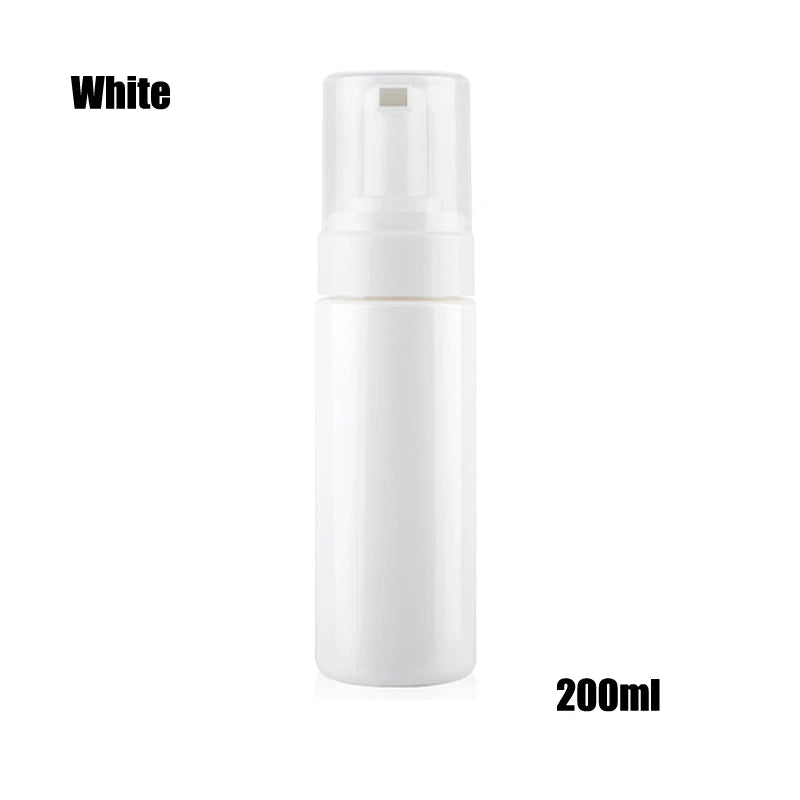 bouteilles mousse transparentes blanches pompe 30ml 50ml 60ml 100ml 150ml 200ml rechargeables cosmétiques