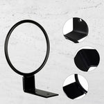 support mural pots fleurs noir paniers suspendus 4in 5in 6in 8in moderne fixations vis