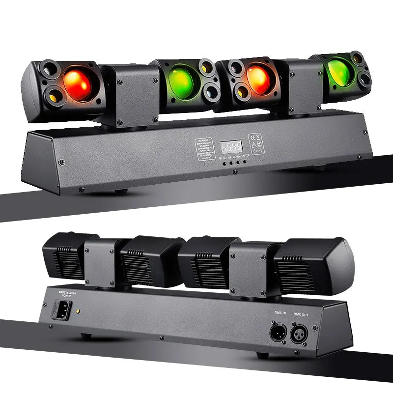 lumière led scène dmx noir effet dynamique disco auto flux 2000 82000 watts 80