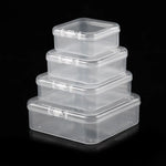 boîtes rangement transparentes clips fermeture réutilisables respectueux environnement pastorales rectangles petits objets