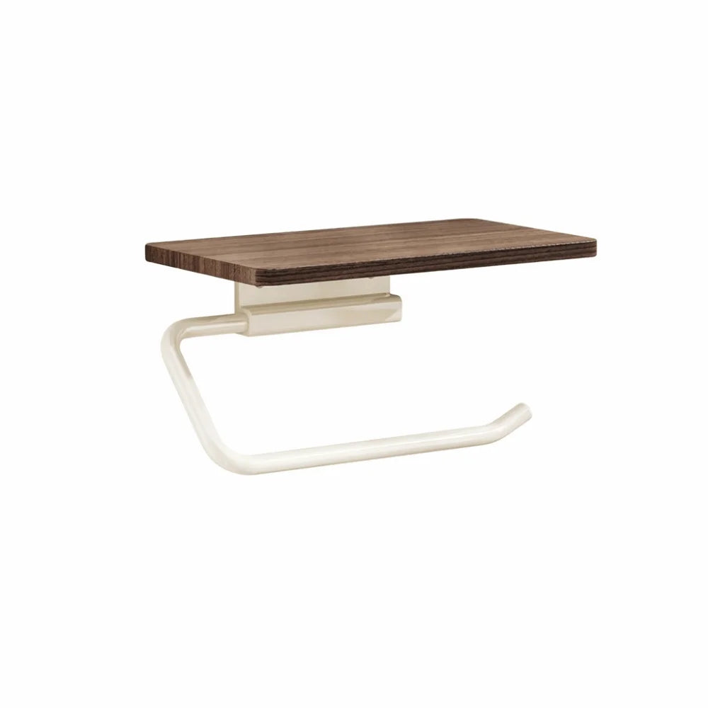 étagère murale bois foncé moderne adhésive porte serviettes support serviettes papier rangement facile durable